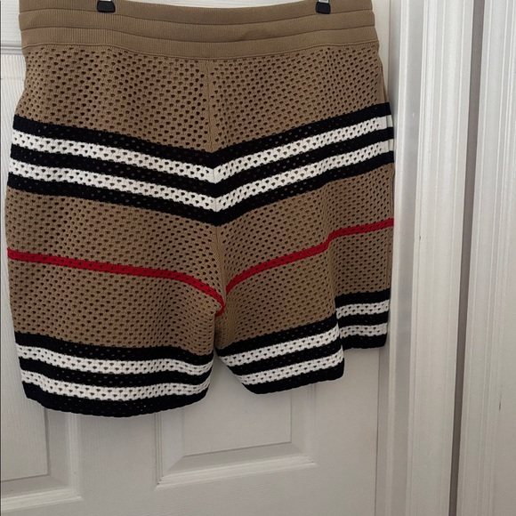 Burberry Tan Knit Shorts - Picture 2 of 11